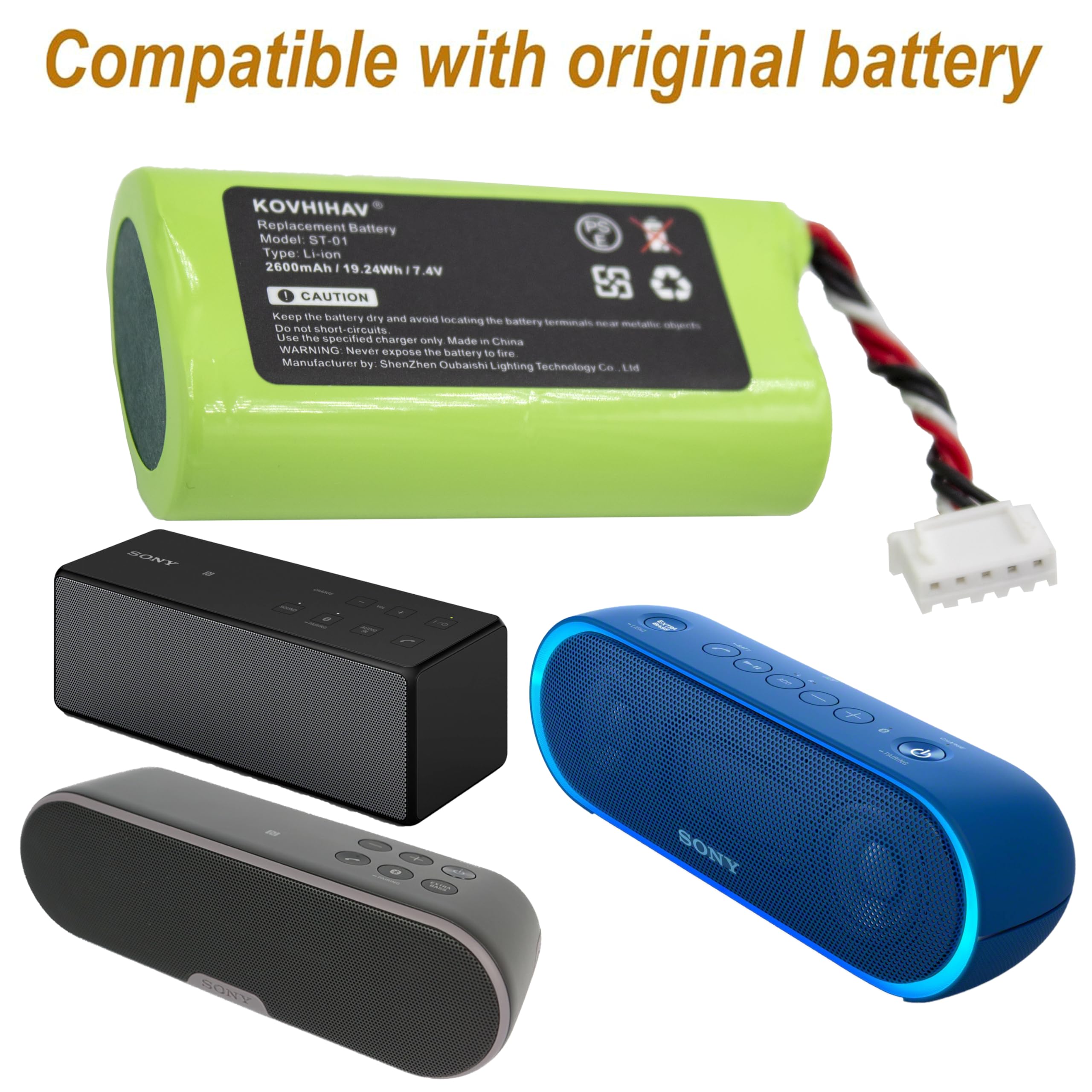 Amazon.com: Replacement Battery for So-ny Bluetooth Speaker